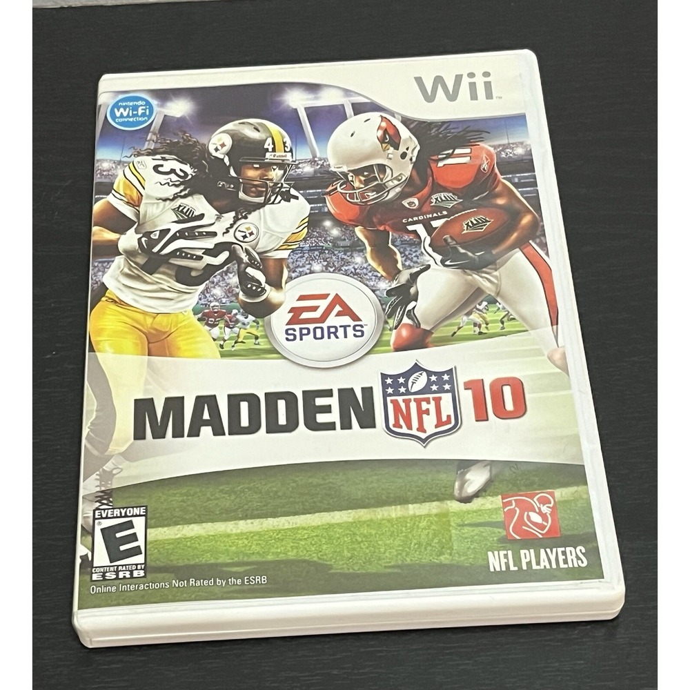 Madden NFL‎ 10 (Nintendo Wii, 2009) - Game, Case, And Inserts Rare Find